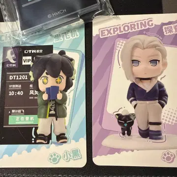 라소흑전기 팝마트 피규어 샤오헤이 루이에 2점 세트