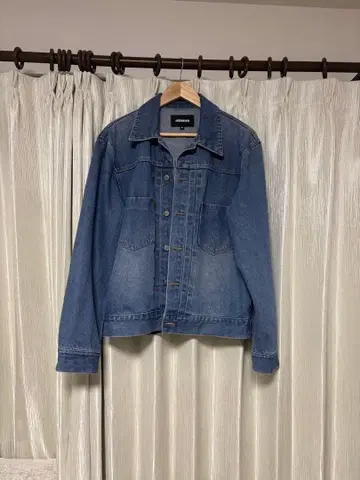 atmos 데님 자켓 M 사이즈 인디고 블루 데님 자켓
