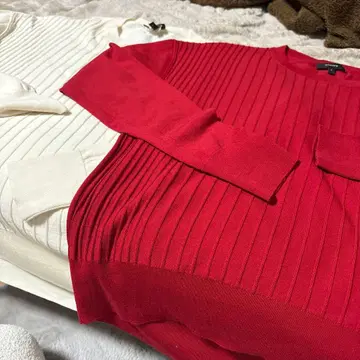 [ Theory ] 리브 편직 긴팔 니트 2색 세트