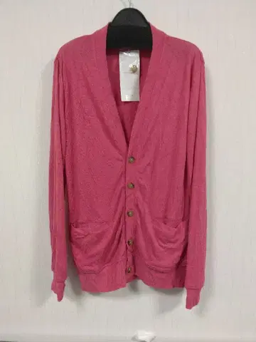 BOYCOTT 핑크 가디건 L