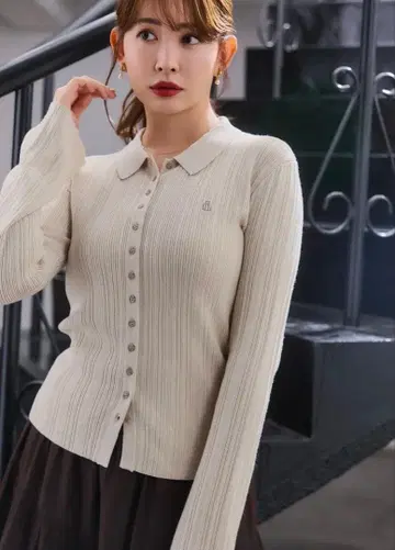 herlipto Trois Rib Knit Polo Top