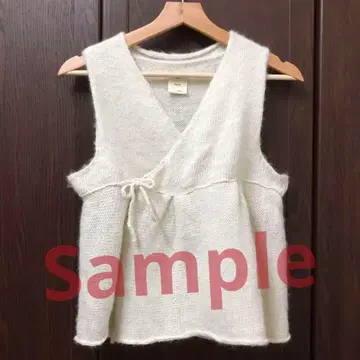 택 포함 새상품 PUENTE 푸엔테 알파카 카슈쿨 베스트