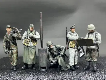 1/35 독일 야전회의 세트 도색 완료품