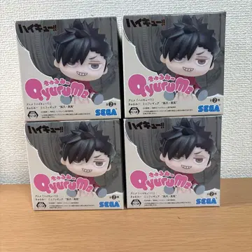 하이큐!! 피규어 큐룽하게 쳐다보는 포즈 쿠로오 테츠로 4점 세트