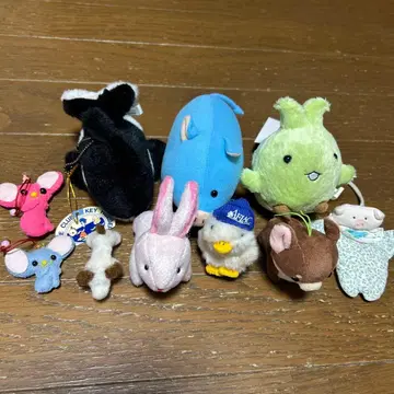 봉제 인형 키링 세트