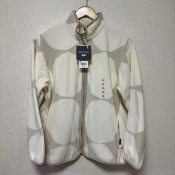 유니클로 x 마리메꼬 도트 플리스 자켓