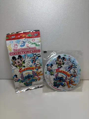 find Stitch 컬렉션 카드 캔뱃지 세트