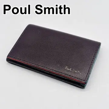 고품질 Paul Smith 폴스미스 명함지갑 브라운 남성용