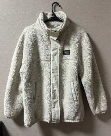 ROXY 플리스 자켓 아이보리