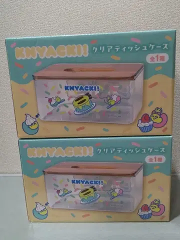 KNYACK!! 클리어 티슈 케이스 2개 세트