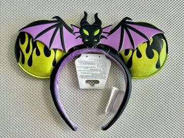 상하이 디즈니 홍콩 말레피센트 빌런즈 머리띠 오로라 공주