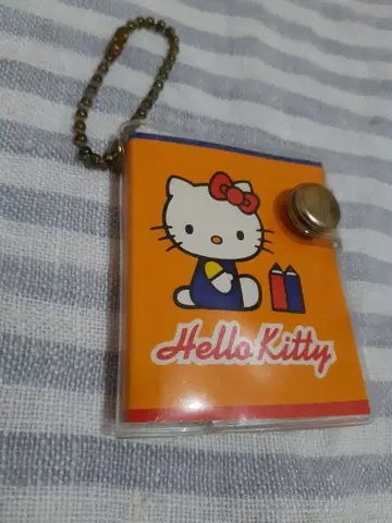 헬로키티 미니 드레스 수첩 키링 1997년제 일본제 레어