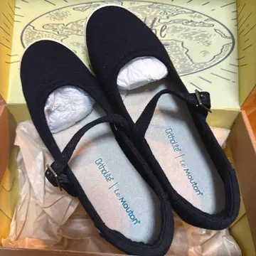 미사용 25cm 루무통 스위트 LeMouton 블랙 black 신발