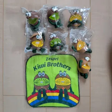 제스프리 키위 키위 브라더스 피규어 묶음 판매 7개 제스프리