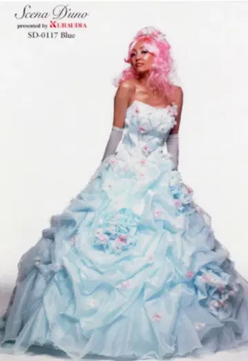 셰나두노 SD-0117 스카이블루 컬러 드레스