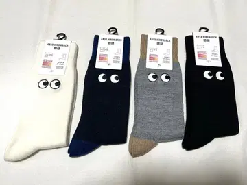 안야 힌드마치 UNIQLO 삭스 4족 세트 택 포함 새상품 양말