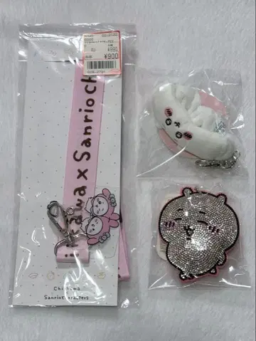 치이카와 마이멜로디 넥스트랩 & 폰탭 키링 산리오 콜라보