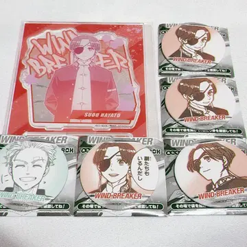 wind breaker캔뱃지 아크릴 스탠드 세트