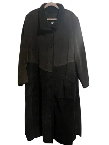 UNICA 패션 핀란드 포파나 직조 롱 코트 90s