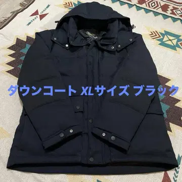 m. f. editorial 다운 코트 블랙 XL 사이즈 미사용