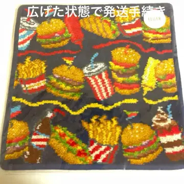 페이러 손수건 버거샵 네이비 x 네이비