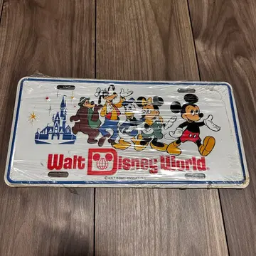 [ 새상품 레어 ] Walt Disney World 캐릭터 플레이트