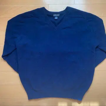 랜즈 엔드 니트 V넥 스웨터