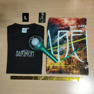 Mrs. GREEN APPLE BABEL 응원봉 티셔츠 L 사이즈 타월