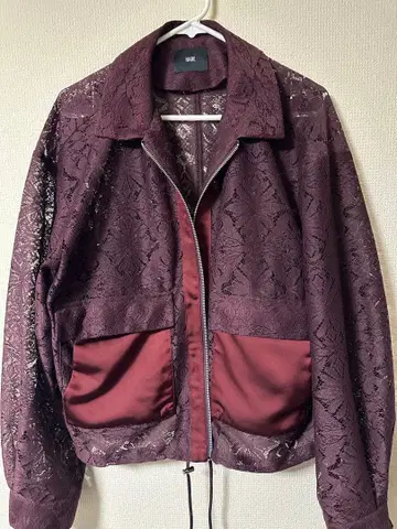 HARE 플라워 레이스 블루종