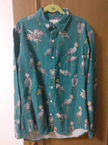 ciao 차오 긴팔 셔츠 하마아비로코 일본제 그린