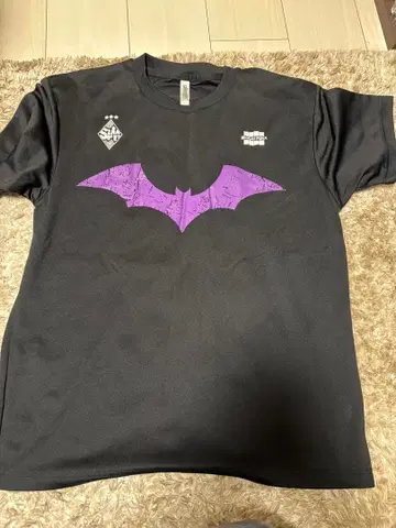 SiM 시무 BATS 풋볼 셔츠 블랙 x 보라색 46