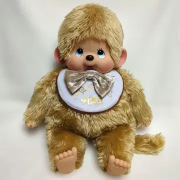 몽치치 40주년 기념 골드 L 사이즈 봉제 인형