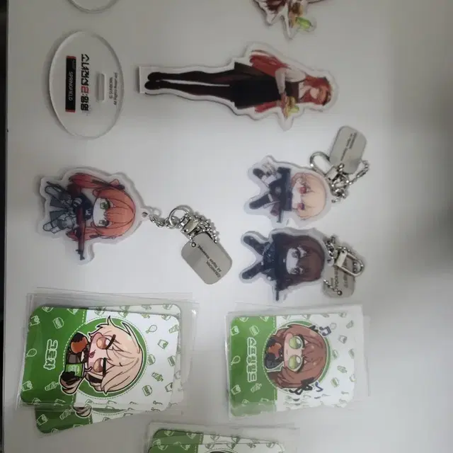 소녀전선 굿즈 아크릴 스탠드,키링, 포카