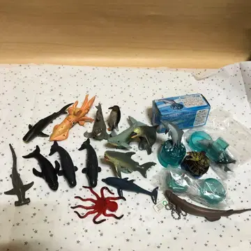 바다 생물 피규어 모음 사파리 피규어