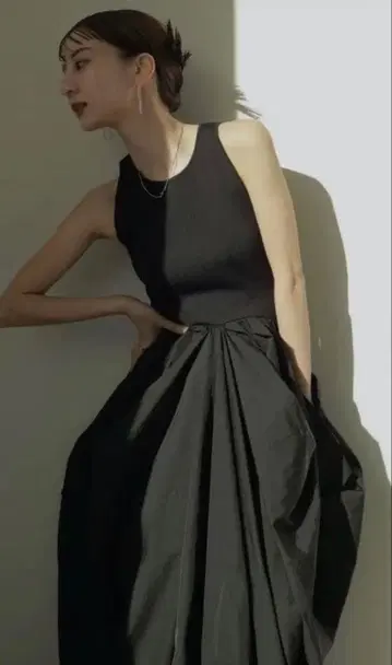 louren docking cocoon dress 롱 원피스