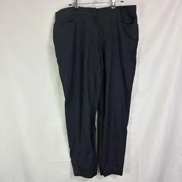 슬랙스 다크 그레이 무지 심플 편안함 오피스 캐주얼 출퇴근 얇은 소재