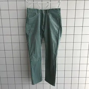 코듀로이 팬츠 터콰이즈색 B:MING