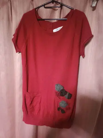 SUPER HAKKA 슈퍼 하카 코튼 울 소재 니트 꽃 코사지