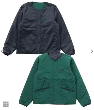 [ 새상품 ] 참스 카포크 퀼팅 리버서블 가디건