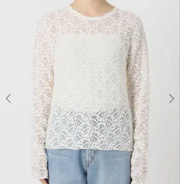 IENA 페이즐리 스트레치 레이스 풀오버 새상품급