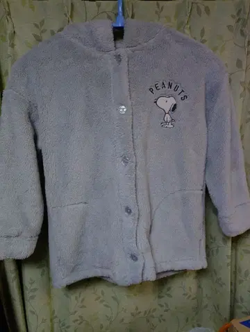 GU 마쉬멜로우 느낌 풀오버 후드티 Peanuts XXL GRAY