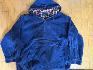 J.CREW 코듀로이 하프 지퍼 후드티