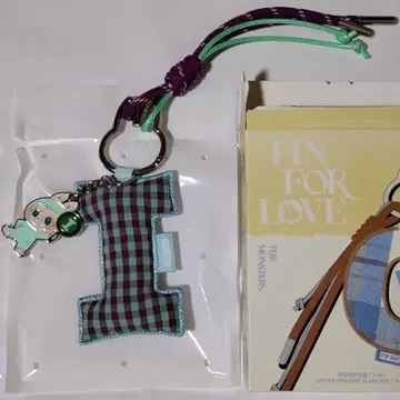 정품 러브비 [ I ] PIN FOR LOVE 알파벳 펜던트