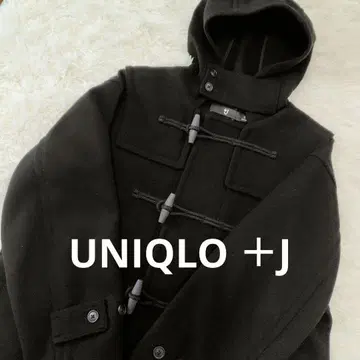 UNIQLO +J 더플 코트 블랙 S 울 질 샌더