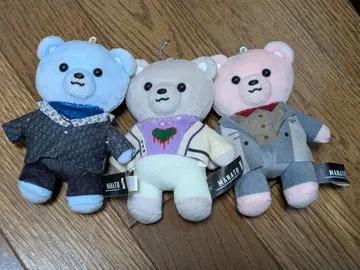 MANATO 봉제 인형 3체 세트