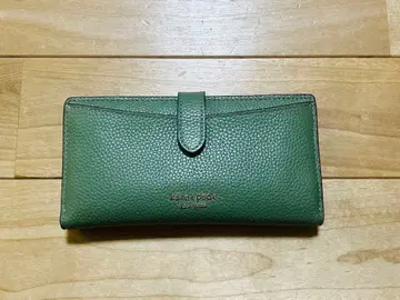개봉만 한 컨디션 최상 [ kate spade ] 그린 가죽 장지갑