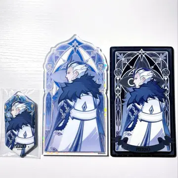 원신 서리꽃과 권염 시리즈 도화 카드 아크릴 스탠드 캔뱃지