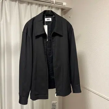 [ 택 포함 미사용 새상품 ] 유니클로 U 집업 블루종