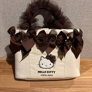 컨디션 최상 [ HELLO KITTY ] 스나이델 홈 키티 콜라보 토트백
