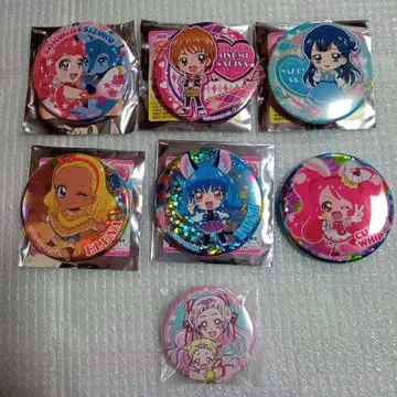 프리큐어 캔뱃지 캔 거울 7세트